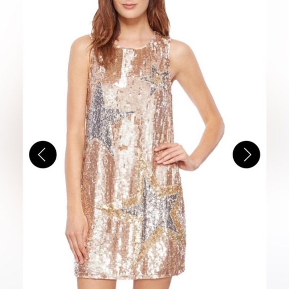 Parker Dresses & Skirts - Dress Sequin Star Dress - Gold and Silver